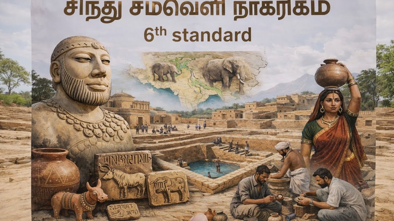6th சிந்து சமவெளி நாகரிகம் #tnpsc #group2 #group4 #exam
