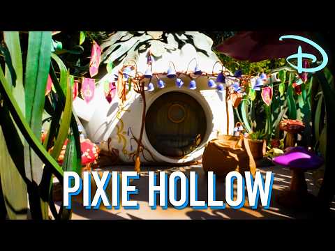 PIXIE HOLLOW FULL WALKTHROUGH at Disneyland Park