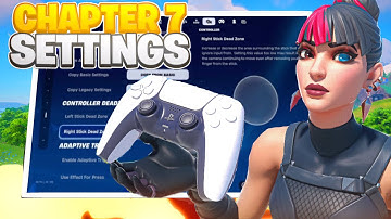 BEST Chapter 7 Season 1 Controller Settings For Fortnite! (PS4/PS5/XBOX/PC)