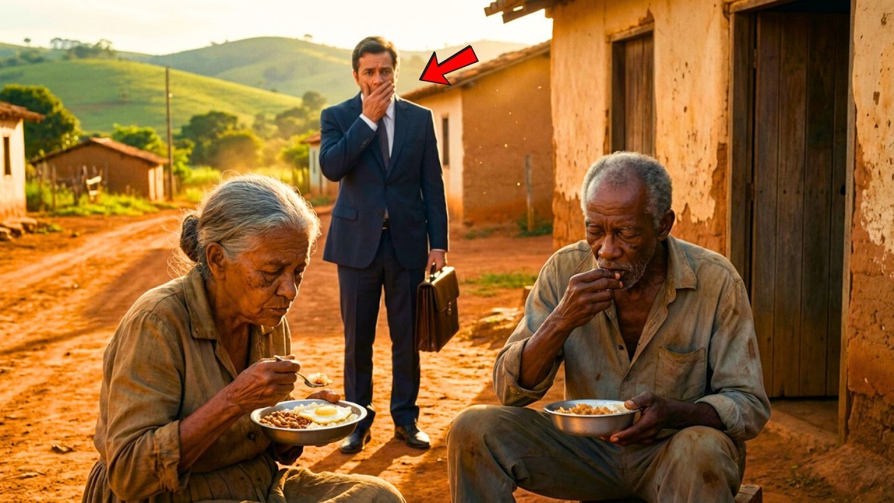 Ele enriqueceu no exterior… mas encontrou os pais idosos vivendo numa casa abandonada!