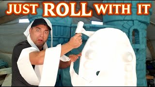 Smoothing Over Foam Props with TP TRICK! - Giant Castle Grayskull Playset Build (Pt.12)