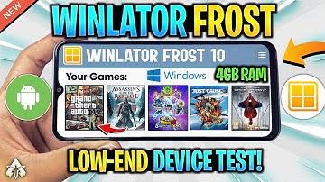🔥 TESTING WINLATOR FROST 10.0 ANDROID ON *LOW-END* DEVICE (GAMEPLAY TEST) WINDOWS EMULATOR