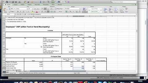 format SPSS output in MS Excel
