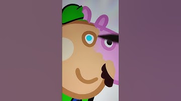 • Procreate George Pig as Luigi • #procreate #drawing #shorts #shortsvideo