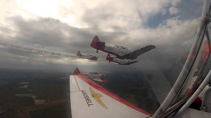 The Loop - Laura riding with the AeroShell Aerobat...