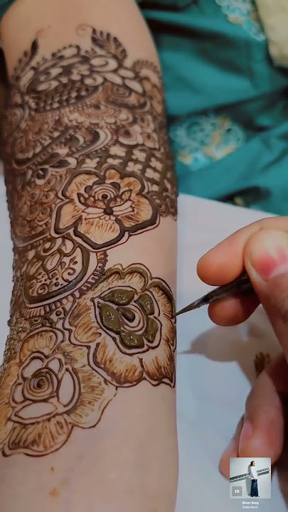 pretty Roses❤️🌹🌹#slladyboss #mehndi #trending #henna #fyp #viral