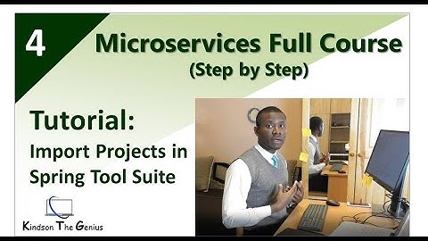 4  Import the Projects in Spring Tool Suite