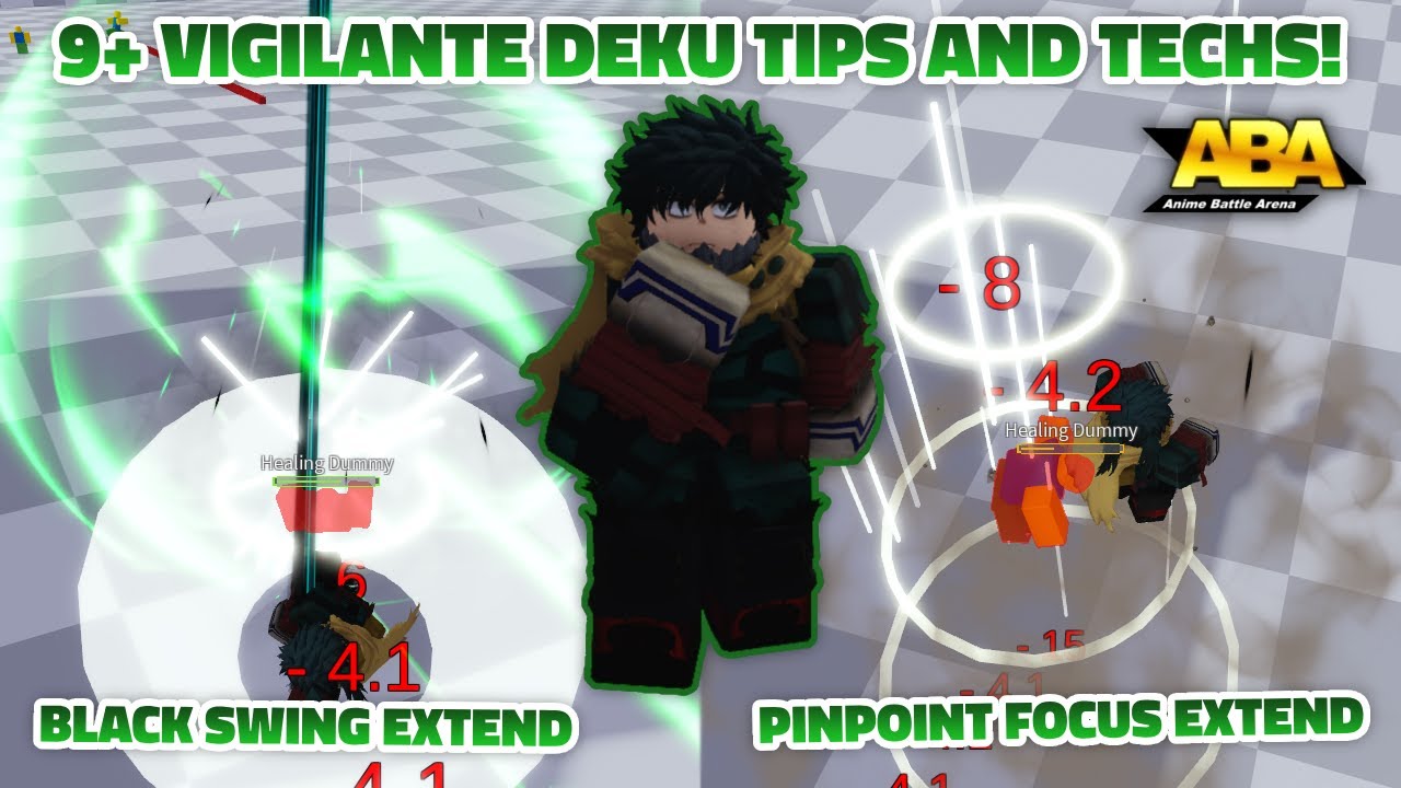 [ABA] 9+ VIGILANTE DEKU TECHS YOU NEED TO LEARN!! (3 EXTENDERS ABA UPDATE)