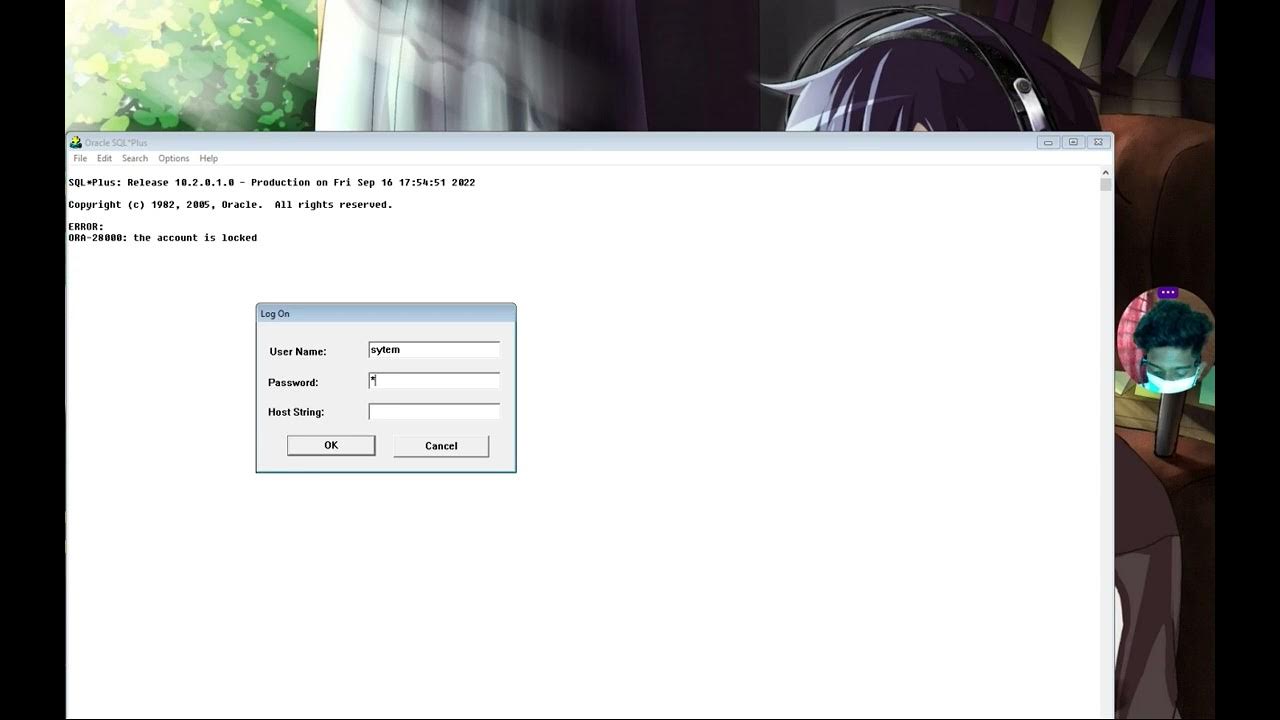 HOW TO UNLOCK ACCOUNT IN SQL - YouTube