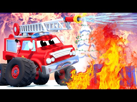 DIBUJOS ANIMADOS DE NAVIDAD - ¡El árbol de Navidad de Ciudad Monstruosa!