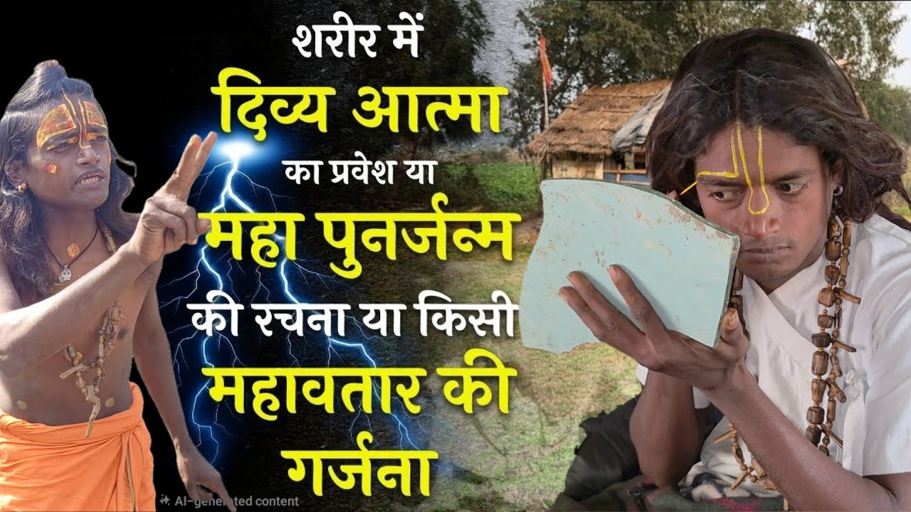 शरीर मे दिव्य आत्मा का प्रेवेश या महापुनर्जन्म की रचना या किसी महावतार की गर्जना #brajkesant 