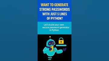 Generate Ultra-Strong Passwords in Just 5 Lines of Python! 🔐💻 | Python Tips #Shorts #trending #short