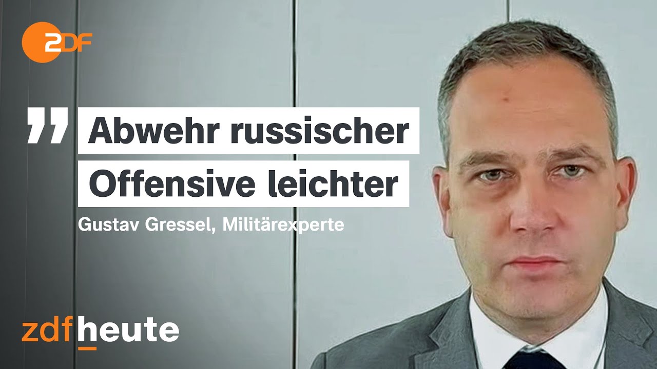 USA und Deutschland geben Waffeneinsatz in Russland frei | Militärexperte Gressel bei ZDFheute live