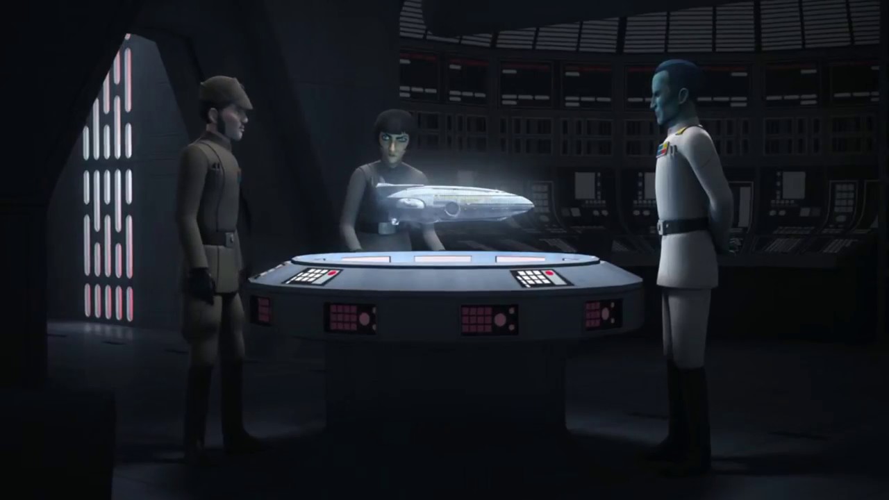 Star Wars Rebels - Thrawn plans to hunt down Mon Mothma - YouTube
