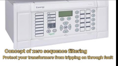 concept of zero sequence filtering in numerical relays #electrical #protection #power