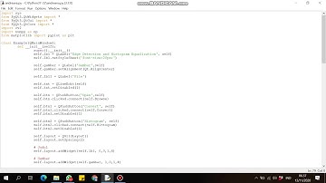 Edge Detection and Histogram Equalization pada Python dg OpenCV dan PyQt5