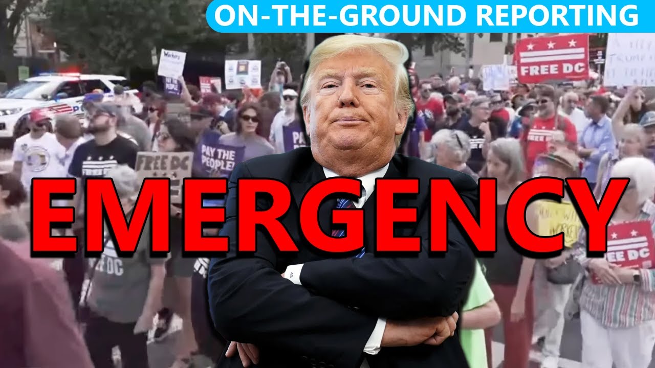 LIVE from Trump DC Takeover STATE OF EMERGENCY Press Conference
