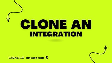 How to clone an integration in Oracle Integration 3, clone integration in OIC 3