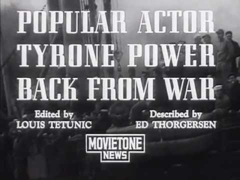 Tyrone Power WWII