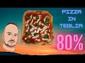 Pizza Margherita in teglia 80% d'idratazione  (impasto completa,stesura e cottura)