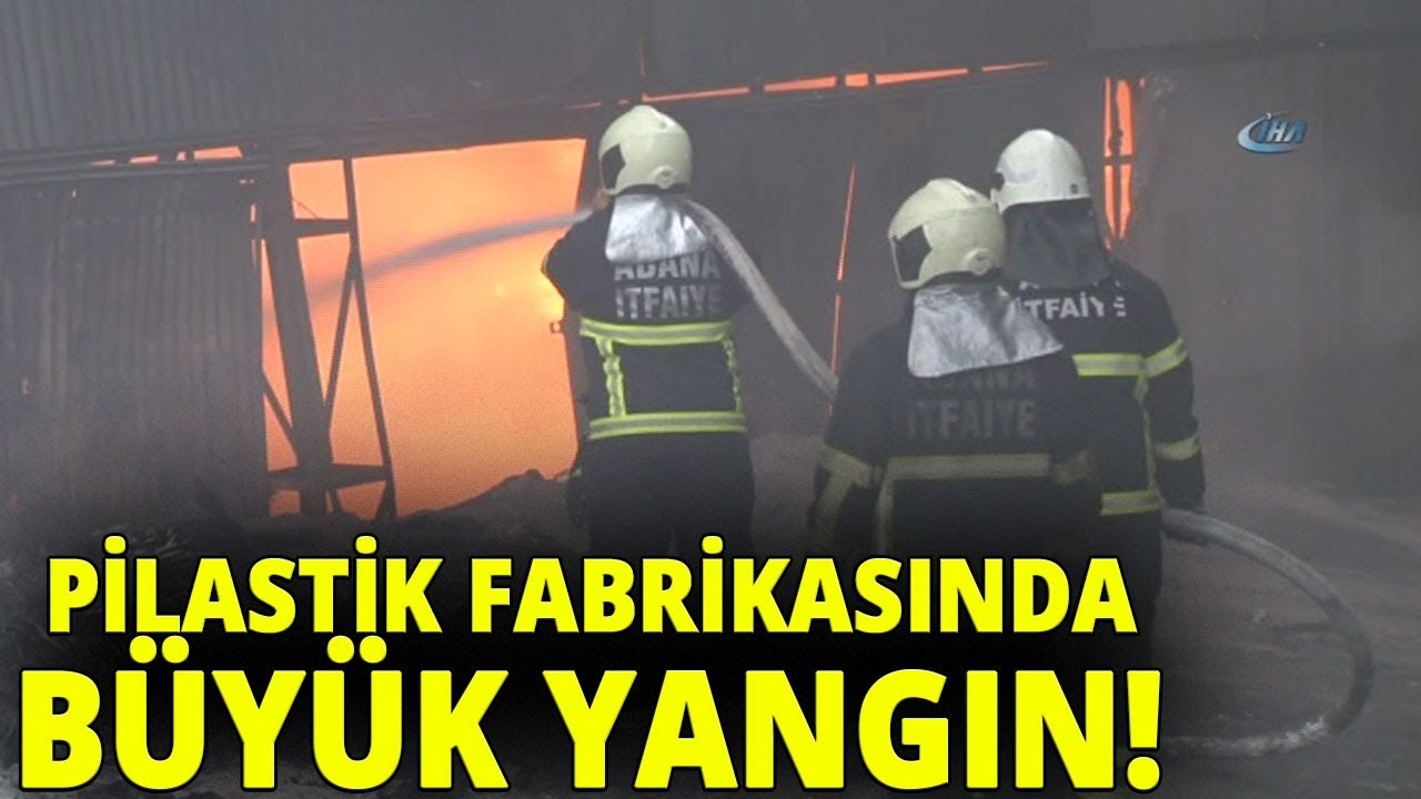 Adana'da geri dÃ¶nÃ¼ÅÃ¼m fabrikasÄ±nda yangÄ±n ile ilgili gÃ¶rsel sonucu