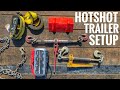 Equipment Transport Trailer Setup - HOTSHOT