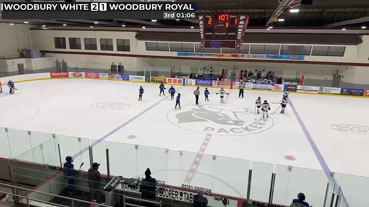 Woodbury Peewee B1 Royal vs Woodbury White