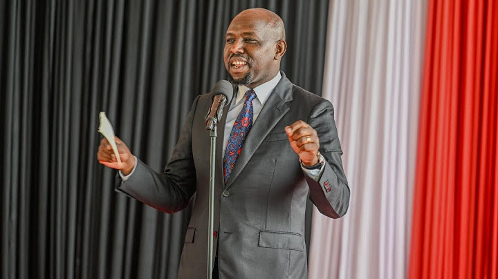 CS MURKOMEN FORCED TO CLARIFY 'SHOOT-TO-KILL' ORDERS TO POLICE OFFICERS INFRONT OF PRESIDENT RUTO!