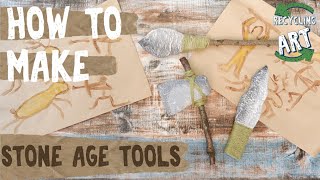 How to make Stone Age tools - Recycling Artwork