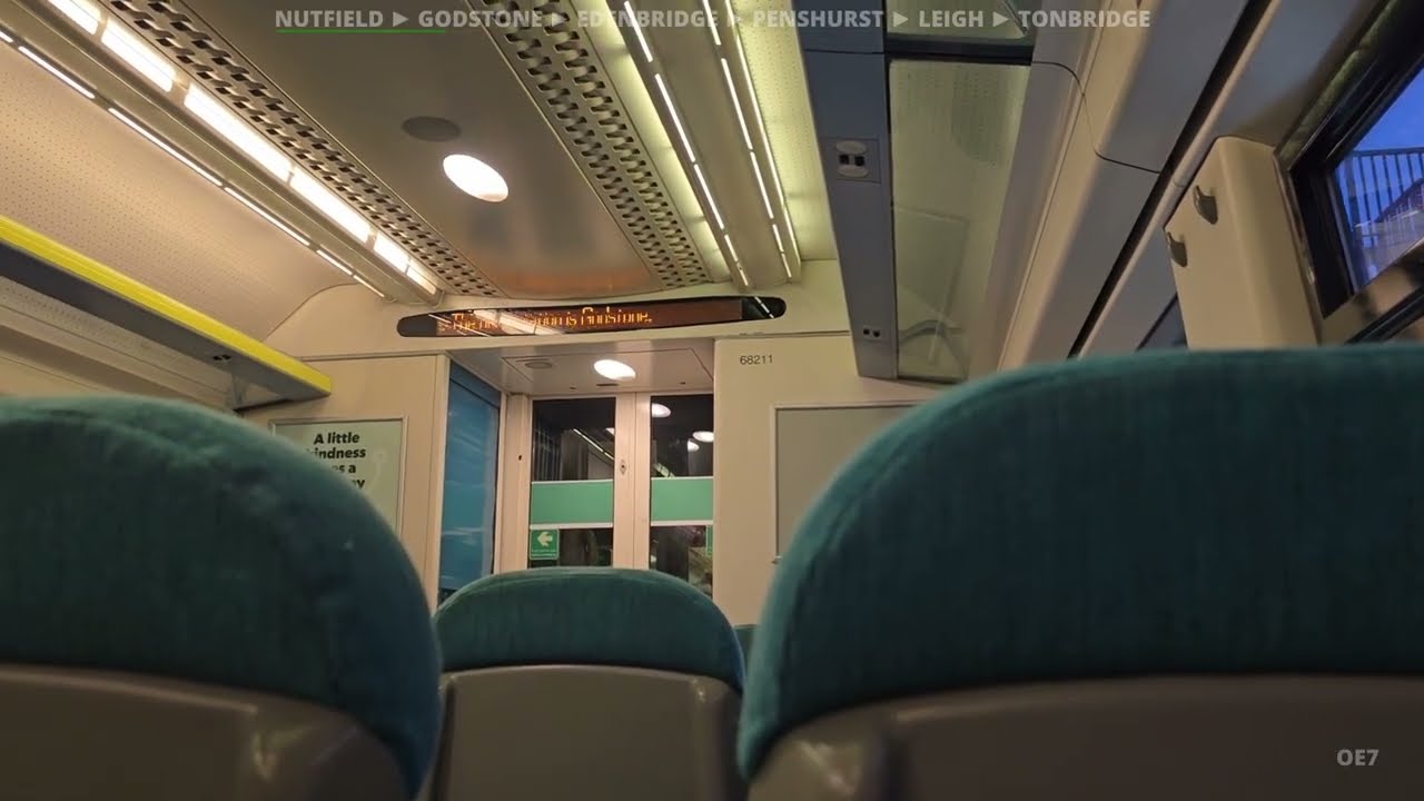 Southern Class 377 Train Journey from Nutfield to Tonbridge