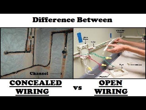 Concealed Wiring Vs Open You, What Is Concealed Wiring System