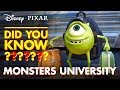 Pixar Did You Know? Fun Facts About Monsters University