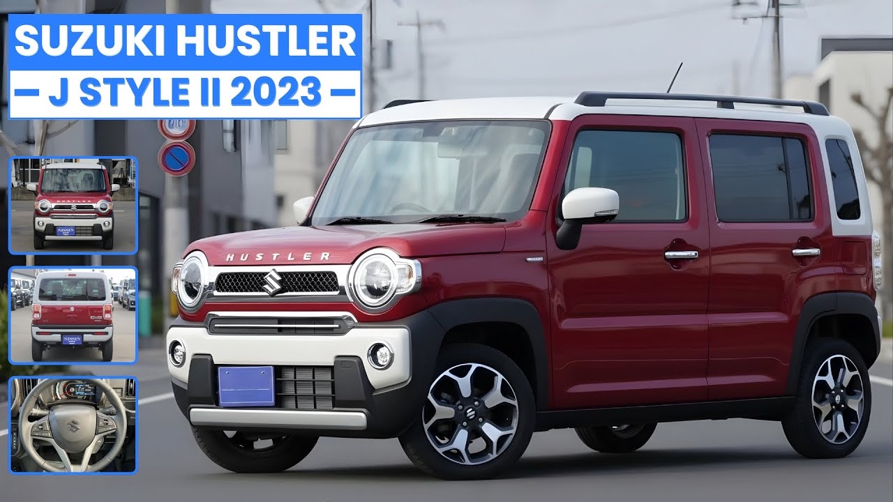 Suzuki Hustler J Style II 2023 Review | Stylish Kei Car | Fuel Efficient 660cc
