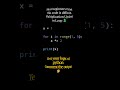 Simple logic. Powerful output 👉 What if we change x *= 2 to x *= 5? #dataanalytics #pythontutorial