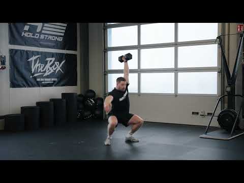 ALTERNATING DUMBBELL HANG SQUAT SNATCH