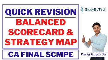 Parag Gupta | Quick Revision: Balanced Scorecard & Strategy Map | Costing CA Final
