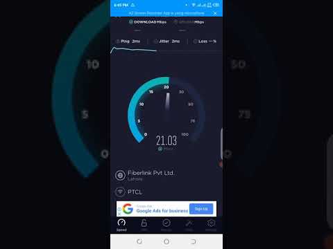 fiberlink speed test