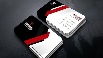 How to Make Company Card in Photoshop Cc || Employee Id Card Design || Vertex Graphic