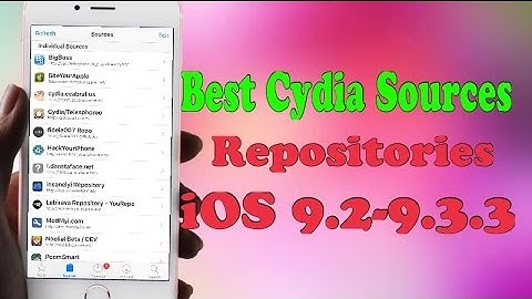 Best Cydia Sources/Repositories Free Tweaks iOS 9.2-9.3.3
