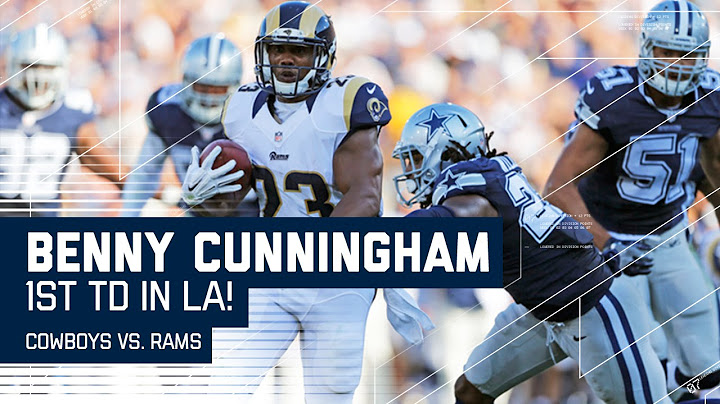 Benny Cunningham Scores 1st Rams TD in LA! (Preseason) | Cowboys vs. Rams | NFL