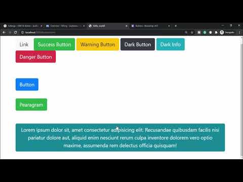 #24. Buttons | Bootstrap | Hindi
