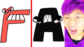 ALPHABET LORE But REVERSED!? (CRAZY LETTERS TRANSFORMATIONS!)