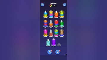 Nut sort - color puzzle game by kiwi fun level 423, 424 and 425