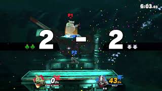 Scorpob (King K. Rool) vs. Wolf