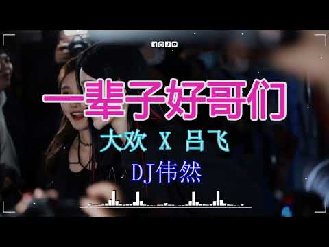 大欢 X 吕飞 - 一辈子好哥们(DJ伟然 Funky Rmx 2023) 有史以来最好的混音歌曲