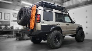 Ultimate DIY Overland Tire Carrier! Final Episode! Ultimate Land Rover Discovery Build Episode 20
