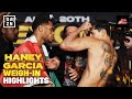 Devin haney vs ryan garcia weighin highlights