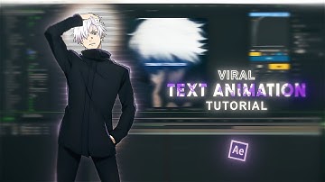 How to make VIRAL TEXT EFFECT I After Effects Tutorial