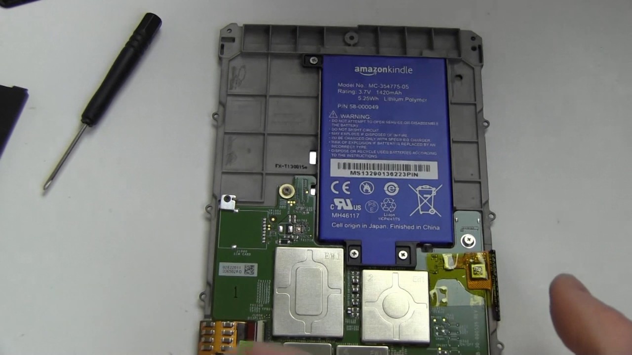 How to Replace Your Amazon Kindle Paperwhite 90D6 Battery YouTube