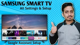 How To Setup Samsung Smart TV 43 Inch || Google Assistant Setup In Samsung TV || 2022